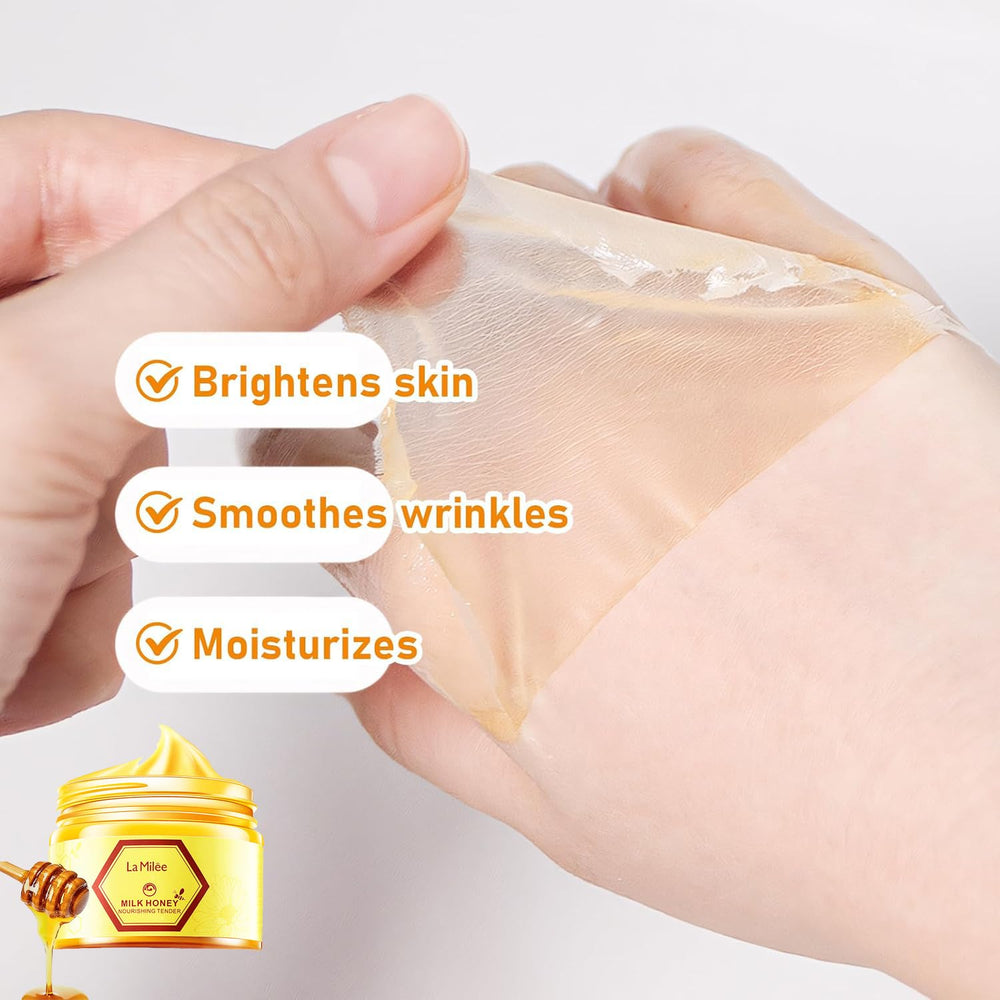 Duziur post-mask care with hand cream for locked-in moisture.
