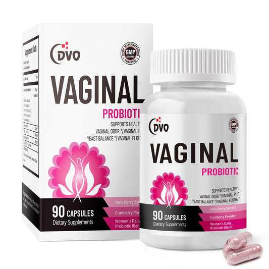 DVO Vaginal Probiotics bottle with 90 count