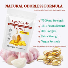 DXHBALK aged garlic softgels, 300-count