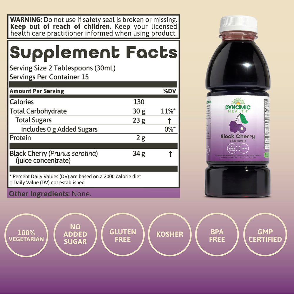 Close-up of the 100% juice concentrate label