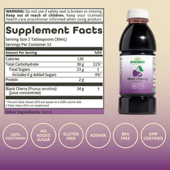 Close-up of the 100% juice concentrate label