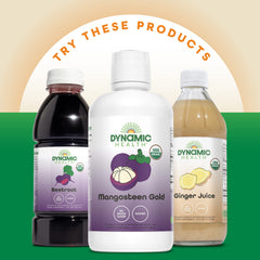 Dynamic Health Black Cherry Juice Concentrate packaging and 8oz size