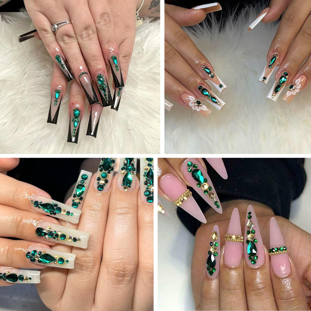 DZHILHMX rhinestones with tweezer and pickup pen simplify precise placements.