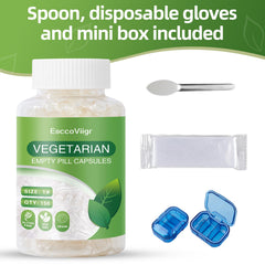Vegetarian vegan capsules for DIY supplements