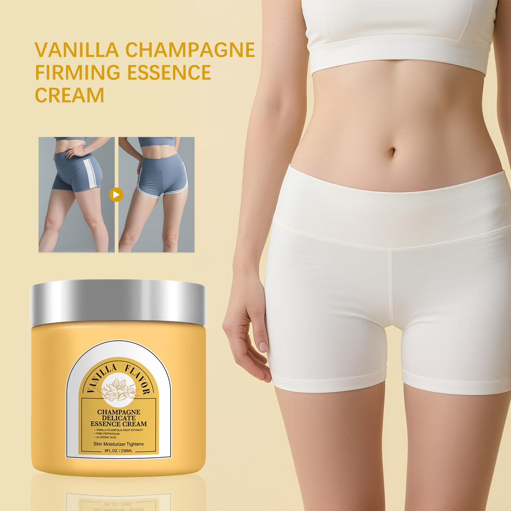 EAEVDJ Champagne Body Cream routine shot as part of care ritual.
