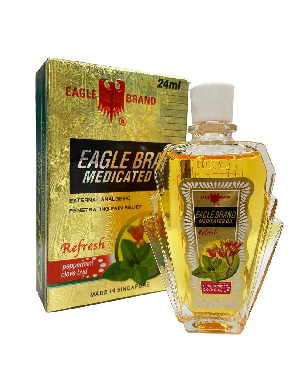 Eagle Brand Medicated Oil Refresh 24ml bottle