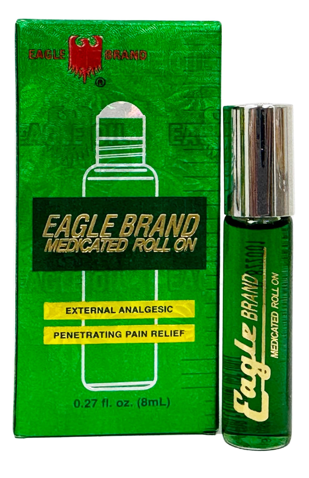 Travel-friendly medicated oil roll-on for on-the-go relief