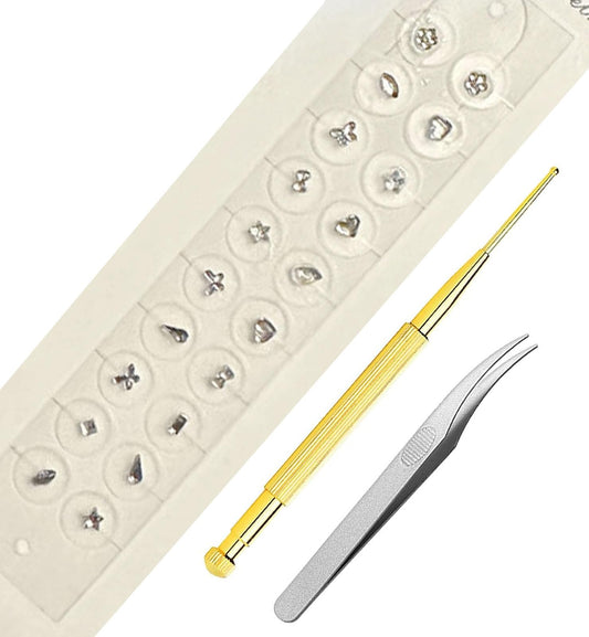 Auriculotherapy ear seeds kit – front view with packaging