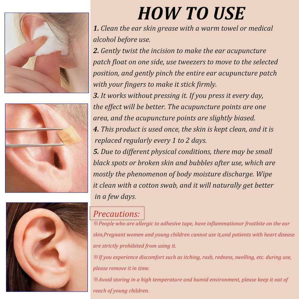 Step-by-step ear seed application guide