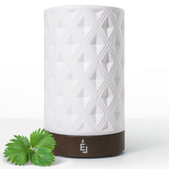 Earnest Living ceramic essential oil diffuser - white 100ml