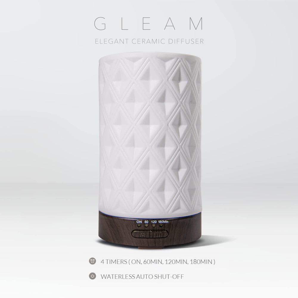 Diffuser placed in a cozy room setting