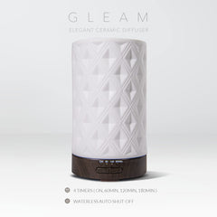 Diffuser placed in a cozy room setting