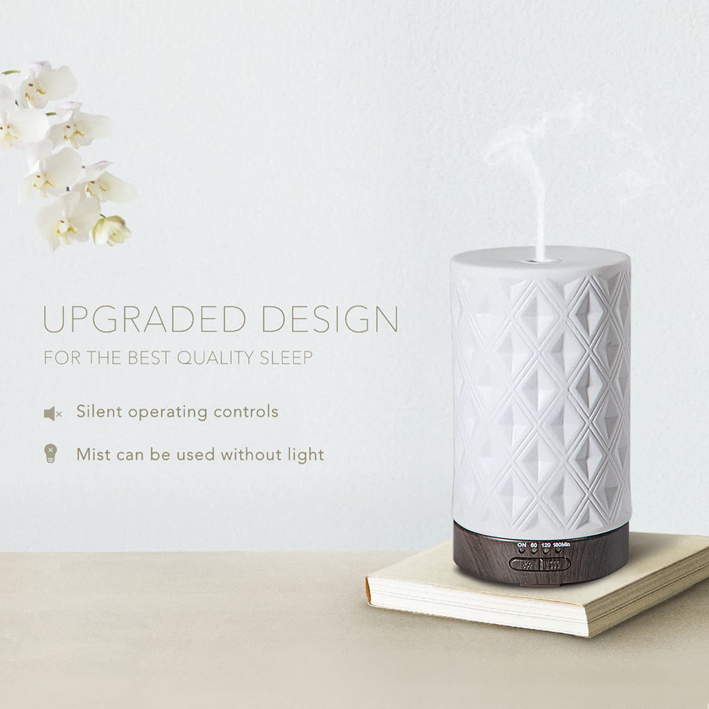 Diffuser with no-beep upgrade for quiet operation
