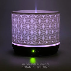 Ultrasonic quiet essential oil diffuser