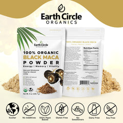 Maca powder added to hot chocolate and other beverages