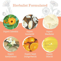 Castile soap ingredients: coconut oil and shea butter