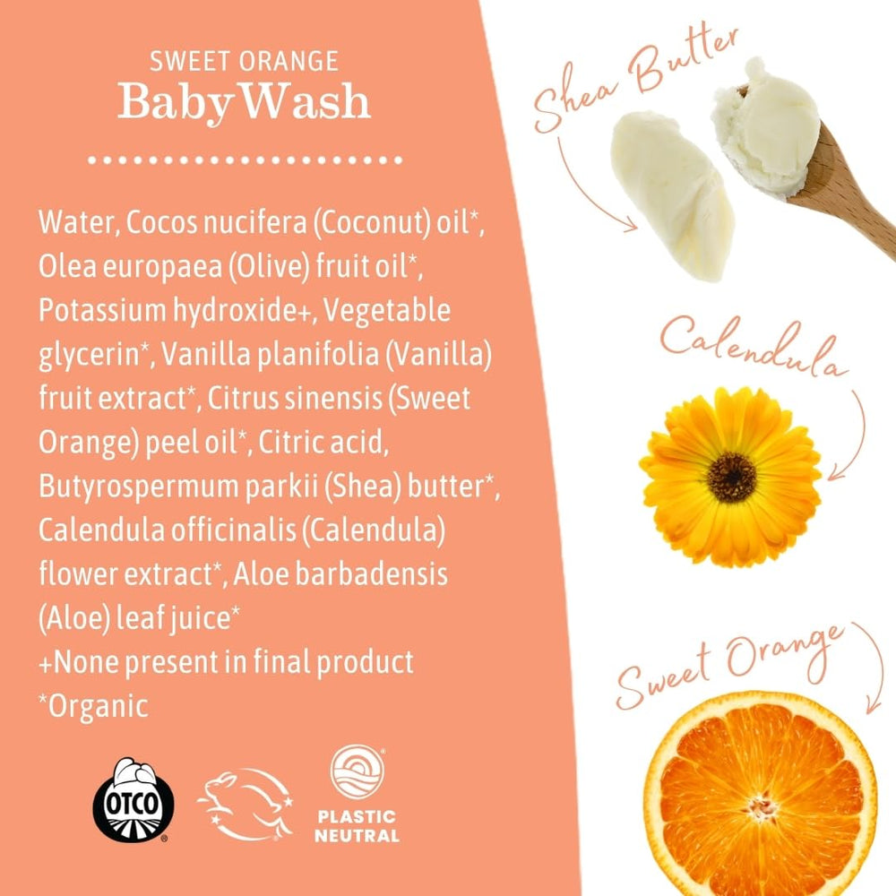 Gentle dermatologist-tested baby wash for sensitive skin