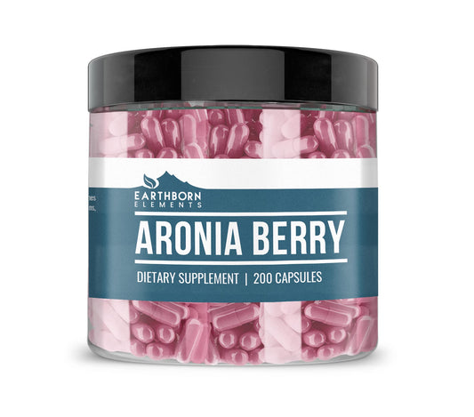 Earthborn Elements Aronia Berry capsules – hero image
