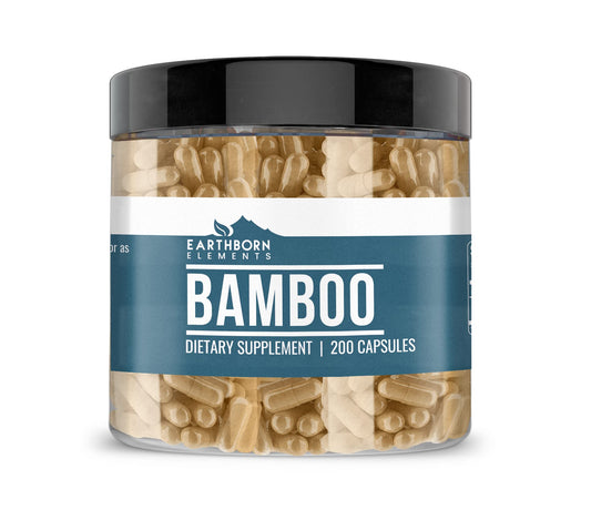 Earthborn Elements Bamboo Capsules bottle – 200 capsules