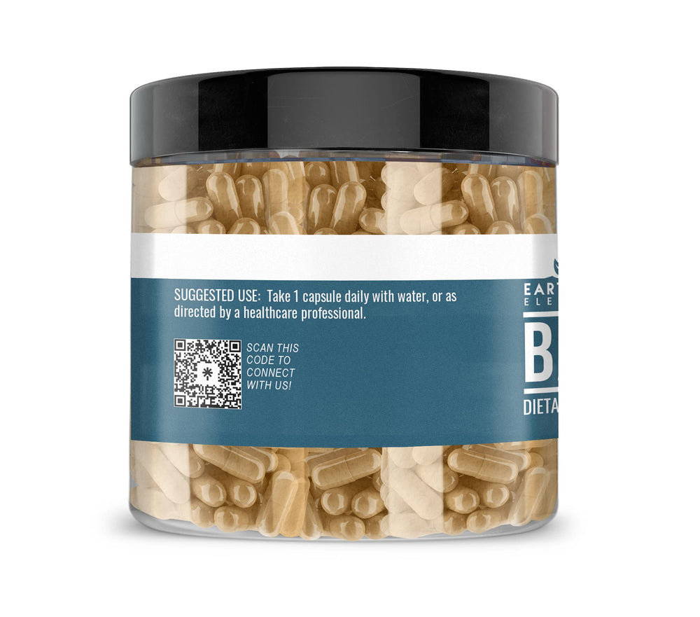 USA-encapsulated Earthborn Elements Bamboo Capsules label