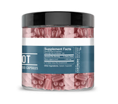 Close-up of Earthborn Elements Beet Root Capsules