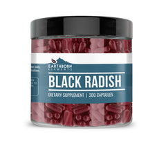 Front view of Earthborn Elements Black Radish Extract bottle