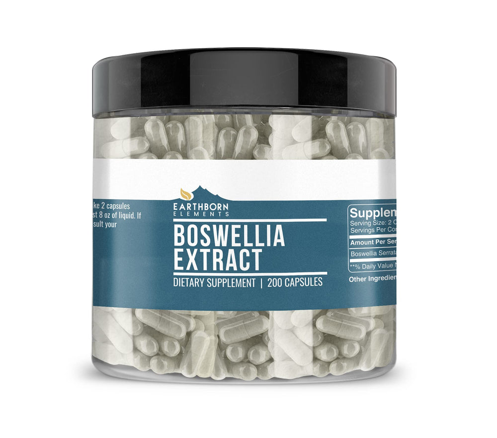 Earthborn Elements Boswellia Serrata Extract 200 Capsules bottle