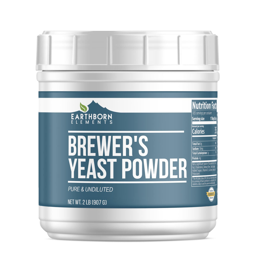 Earthborn Elements Brewer's Yeast Powder - Pure and Undiluted Inactive Yeast (2 lb)
