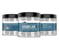 Encapsulated in USA – Bromelain capsules close-up