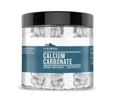 Earthborn Elements Calcium Carbonate 200 capsules bottle front view