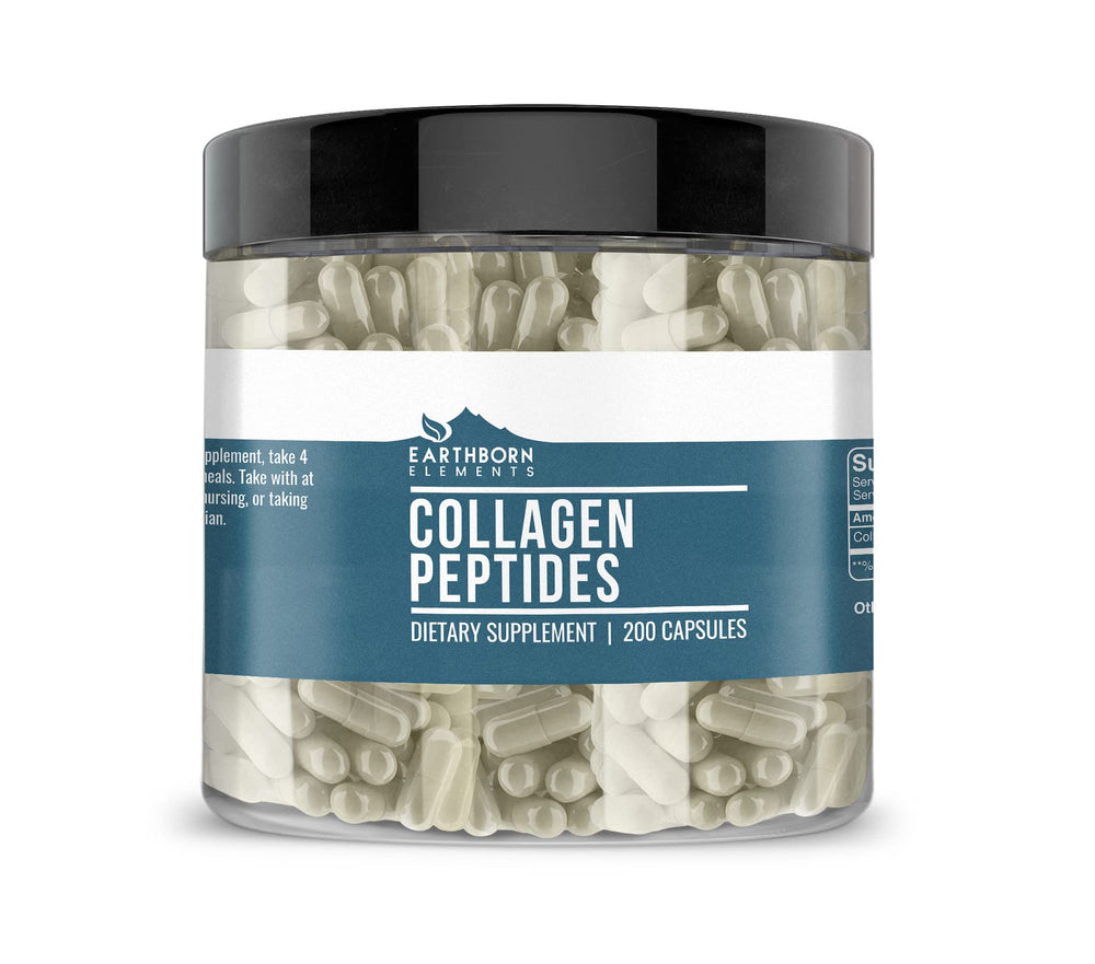 Earthborn Elements Collagen Peptides Capsules bottle