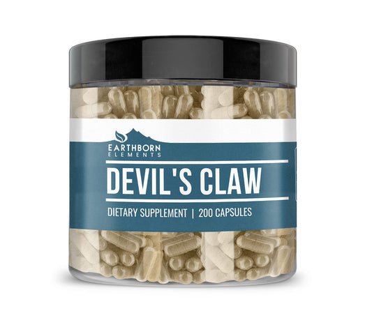 Earthborn Elements Devil's Claw Extract bottle - 200 capsules