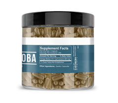 Ginkgo Biloba capsules inside bottle