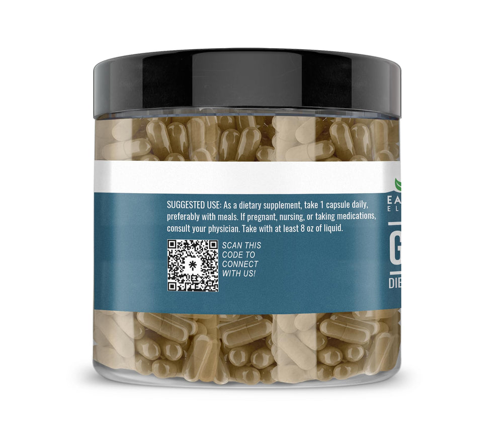 Close-up of Earthborn Elements Ginkgo Biloba capsules