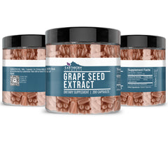 Close-up of Earthborn Elements Grape Seed Extract label