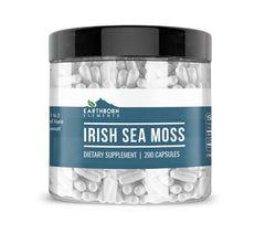 Earthborn Elements Irish Sea Moss 200 Capsules bottle