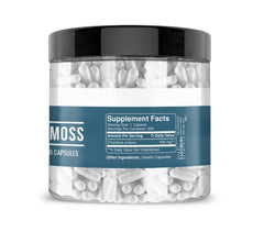 Label on Earthborn Elements Irish Sea Moss bottle