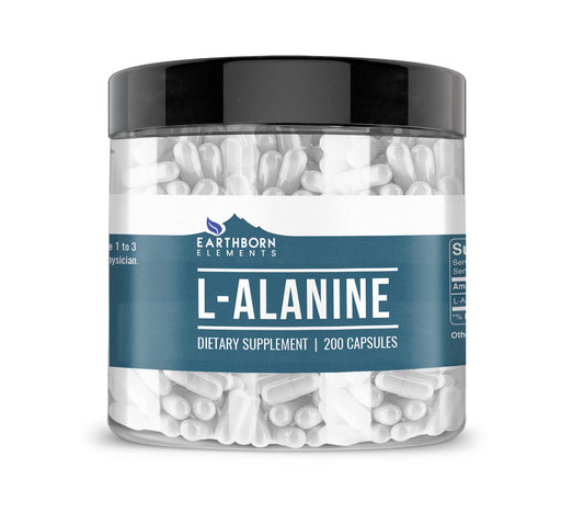 Earthborn Elements L-Alanine 200 Capsules bottle