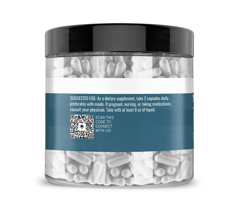 Close-up of L-Arginine capsules