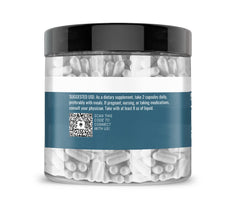 Close-up of L-Arginine capsules
