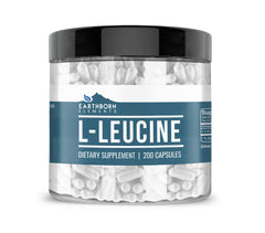 Earthborn Elements L-Leucine 200 Capsules bottle front
