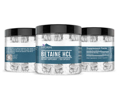 Lab-tested Earthborn Elements Betaine HCl packaging label
