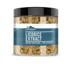 Bottle of Earthborn Elements Licorice Extract Capsules