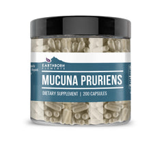 Earthborn Elements Mucuna Pruriens Extract bottle with 200 capsules