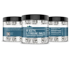 Bottle open showing capsules with no additives