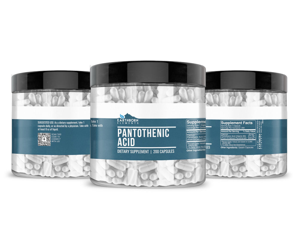 USA-encapsulated Pantothenic Acid 200 capsules