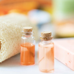 Bottle with Made in USA label for encapsulation