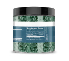 Close-up of Earthborn Elements Parsley capsules