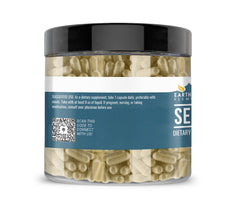 Back label with supplement facts