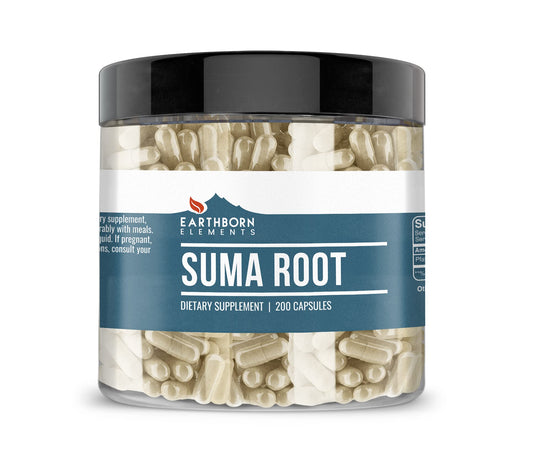 Earthborn Elements Suma Root capsules bottle